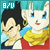  Dragonball: Bulma & Vegeta 